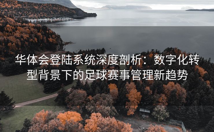 华体会登陆系统深度剖析：数字化转型背景下的足球赛事管理新趋势