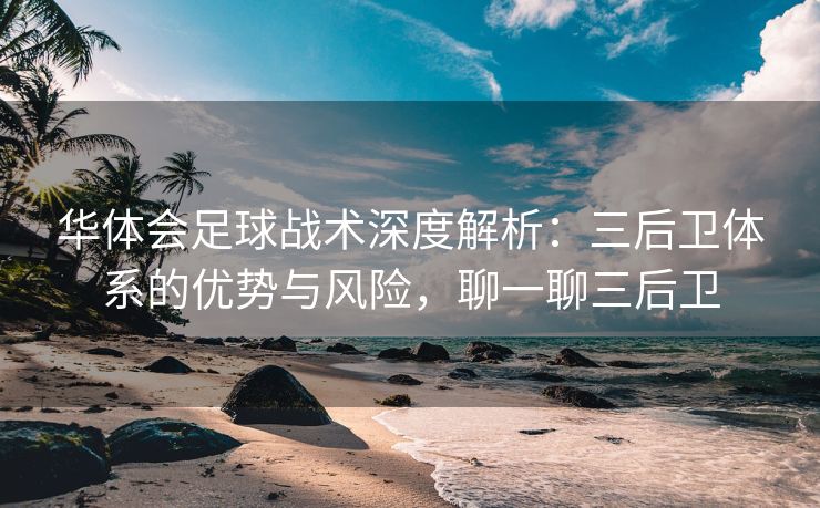 华体会足球战术深度解析：三后卫体系的优势与风险，聊一聊三后卫